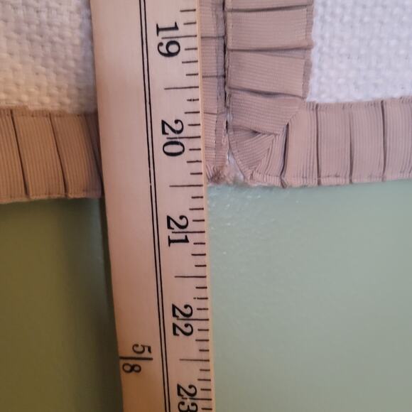 Mark Zunino Tweed Neutral Blazer Jacket Cream Beige Bell Sleeve Pockets Prep S - Picture 5 of 8